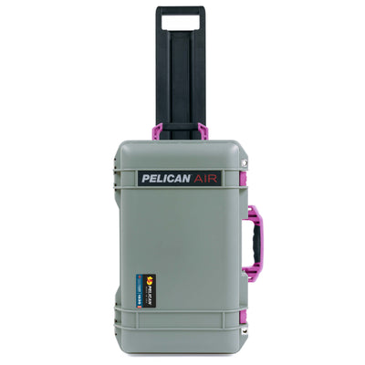 Pelican 1535 Air Case, Sage with Magenta Handles, Latches & Trolley ColorCase