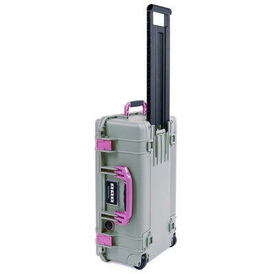 Pelican 1535 Air Case, Sage with Magenta Handles & Latches ColorCase