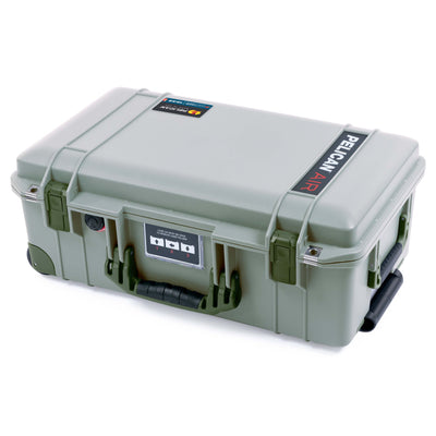Pelican 1535 Air Case, Sage with OD Green Handles, Latches & Trolley ColorCase