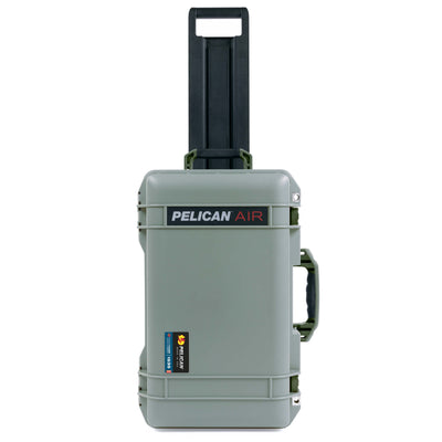 Pelican 1535 Air Case, Sage with OD Green Handles, Latches & Trolley ColorCase
