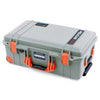 Pelican 1535 Air Case, Sage with Orange Handles, Latches & Trolley ColorCase