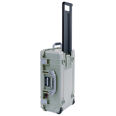 Pelican 1535 Air Case, Sage with Silver Handles & Latches ColorCase
