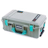 Pelican 1535 Air Case, Sage with Teal Handles & Latches ColorCase