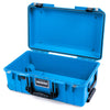Pelican 1535 Air Case, Electric Blue with Black Handles & Push-Button Latches None (Case Only) ColorCase 015350-0000-120-111