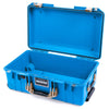 Pelican 1535 Air Case, Electric Blue with Desert Tan Handles & Latches None (Case Only) ColorCase 015350-0000-120-311