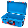 Pelican 1535 Air Case, Electric Blue with Red Handles, Latches & Trolley None (Case Only) ColorCase 015350-0000-120-321-320