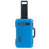 Pelican 1535 Air Case, Electric Blue with Red Handles & Push-Button Latches ColorCase