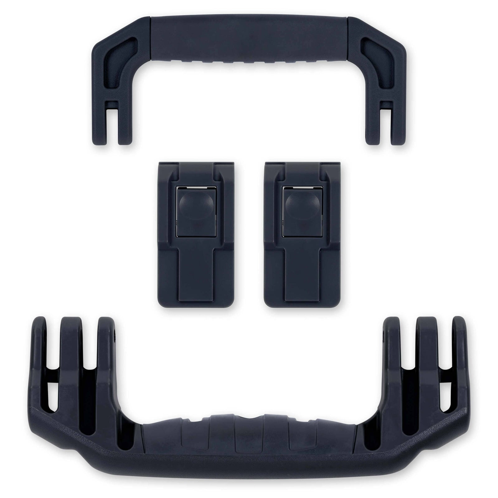 Pelican 1535 Air Replacement Handles & Latches, Black (Set of 2 Handles, 2 Latches) ColorCase 