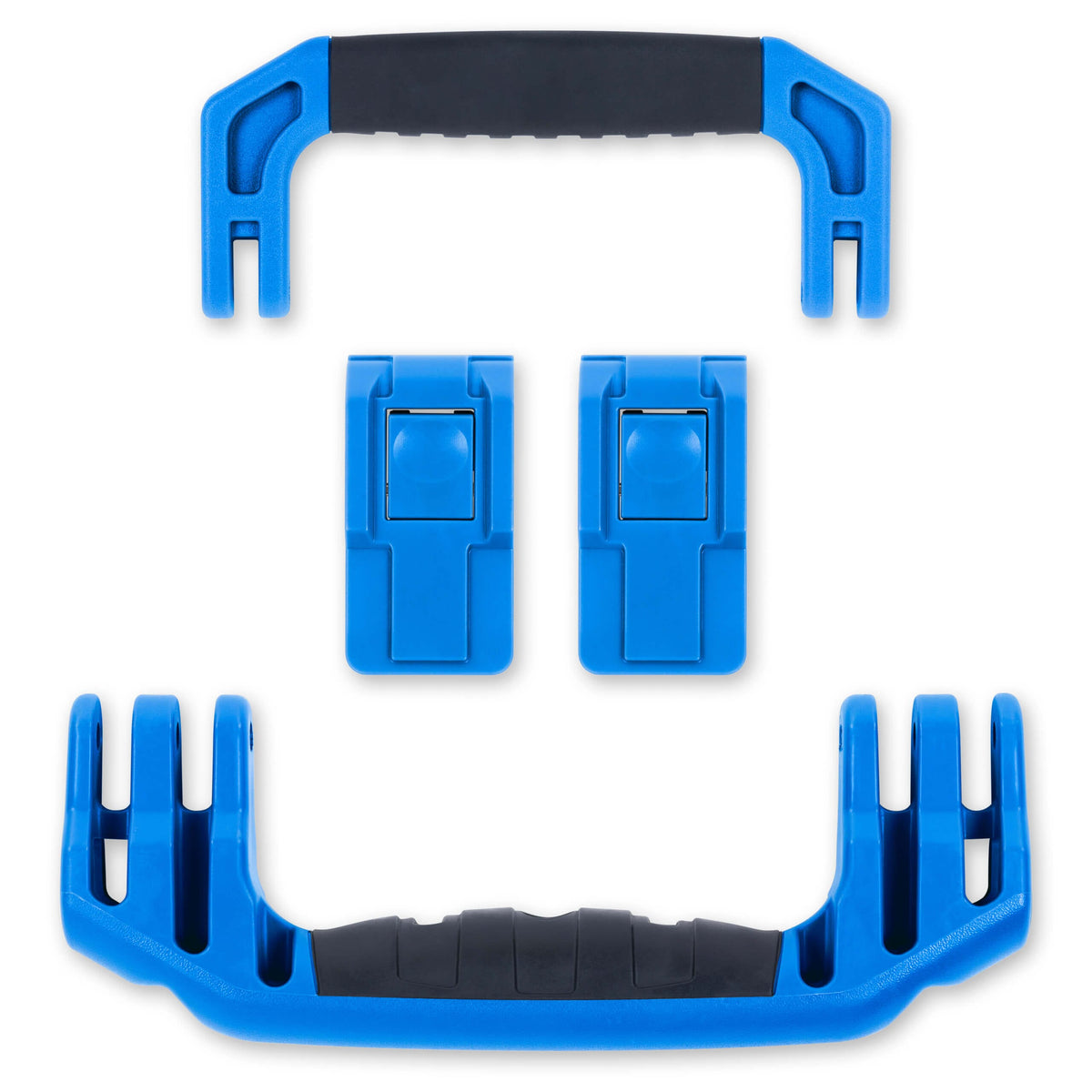 Pelican 1535 Air Replacement Handles &amp; Latches, Blue (Set of 2 Handles, 2 Latches) ColorCase 