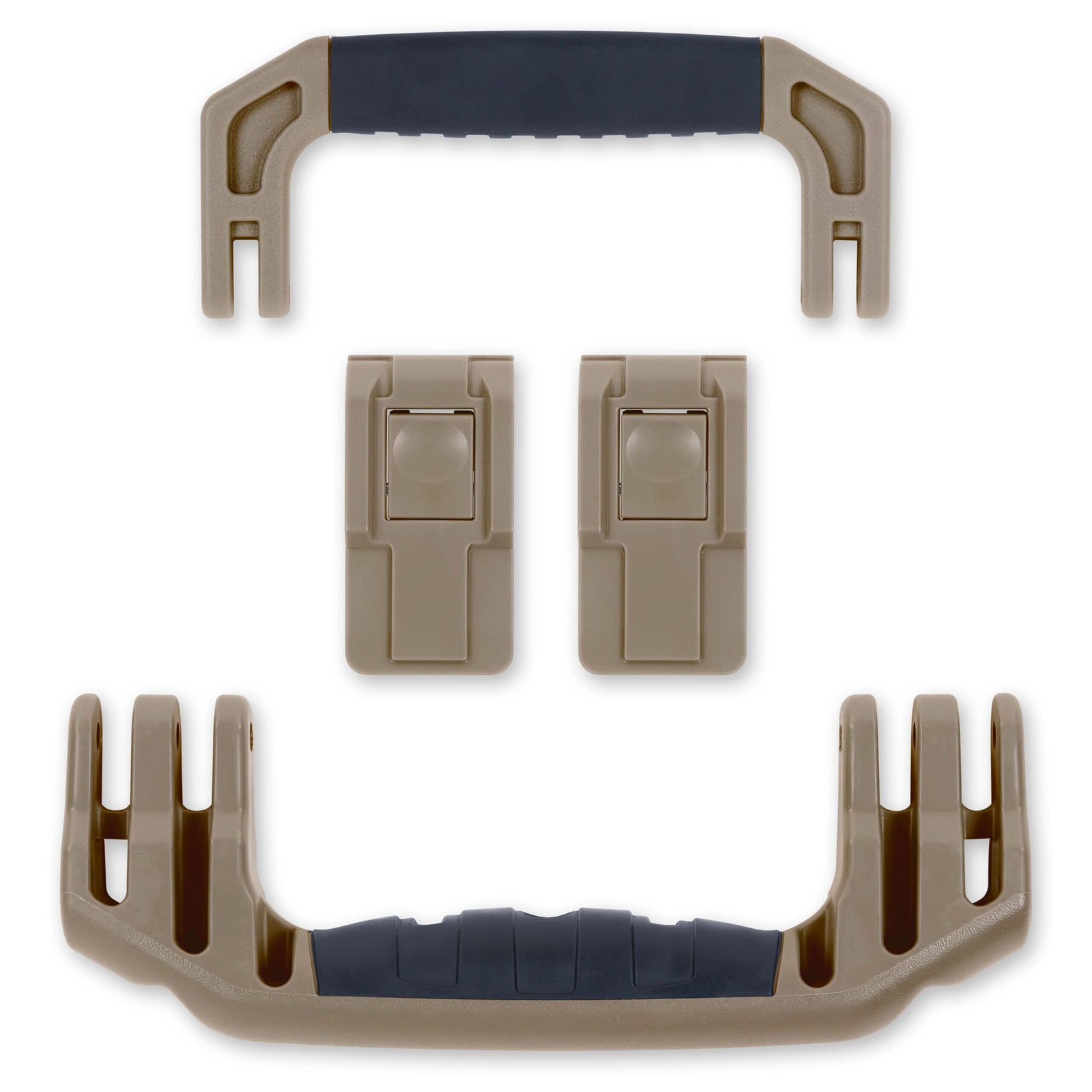 Pelican 1535 Air Replacement Handles & Latches, Dark Desert Dirt (Set of 2 Handles, 2 Latches) ColorCase 