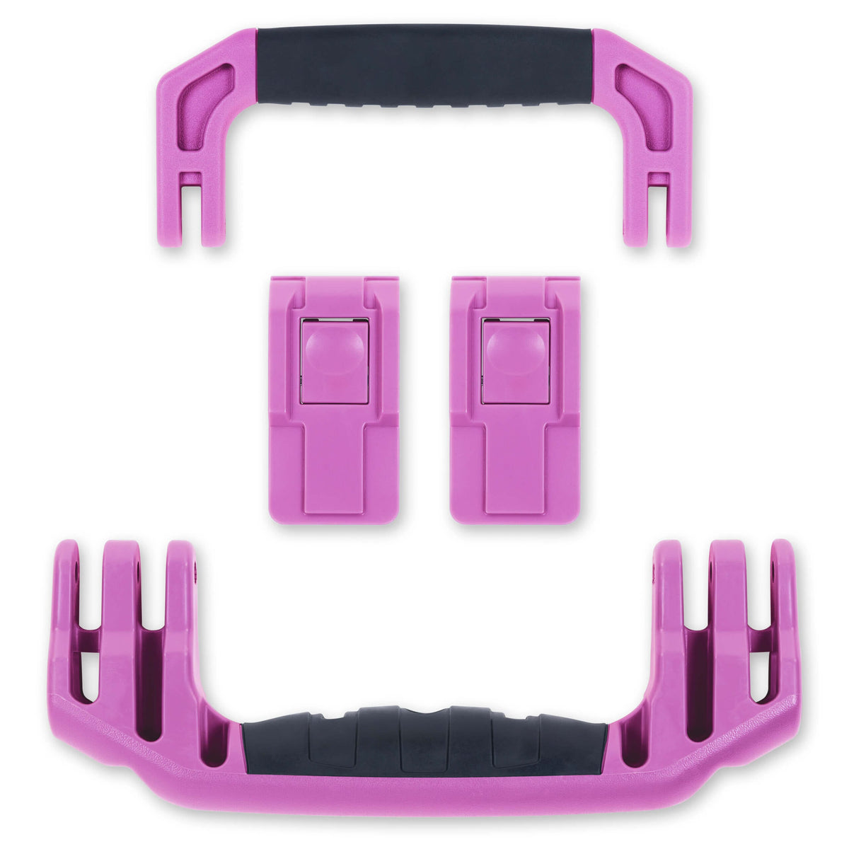 Pelican 1535 Air Replacement Handles &amp; Latches, Magenta (Set of 2 Handles, 2 Latches) ColorCase 
