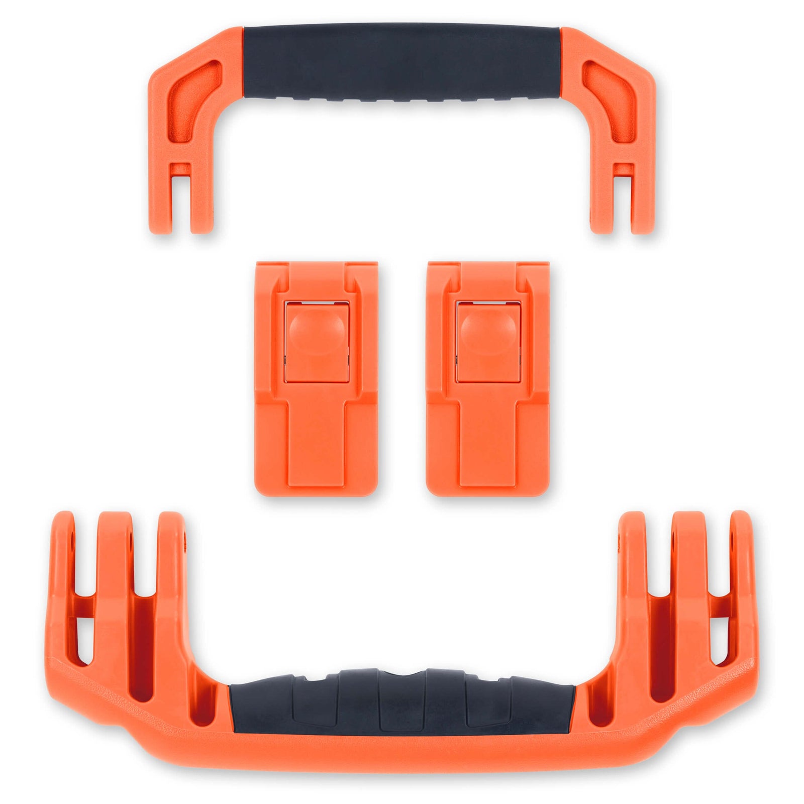 Pelican 1535 Air Replacement Handles & Latches, Orange (Set of 2 Handles, 2 Latches) ColorCase 
