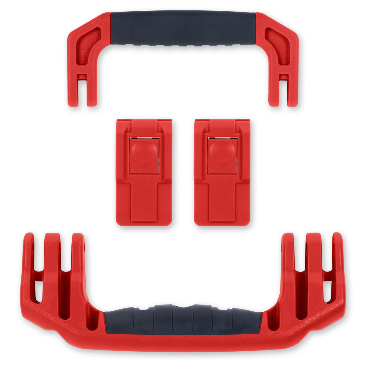 Pelican 1535 Air Replacement Handles &amp; Latches, Red (Set of 2 Handles, 2 Latches) ColorCase 