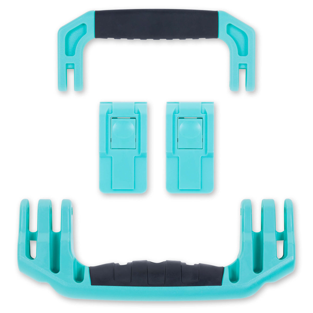 Pelican 1535 Air Replacement Handles &amp; Latches, Teal (Set of 2 Handles, 2 Latches) ColorCase 