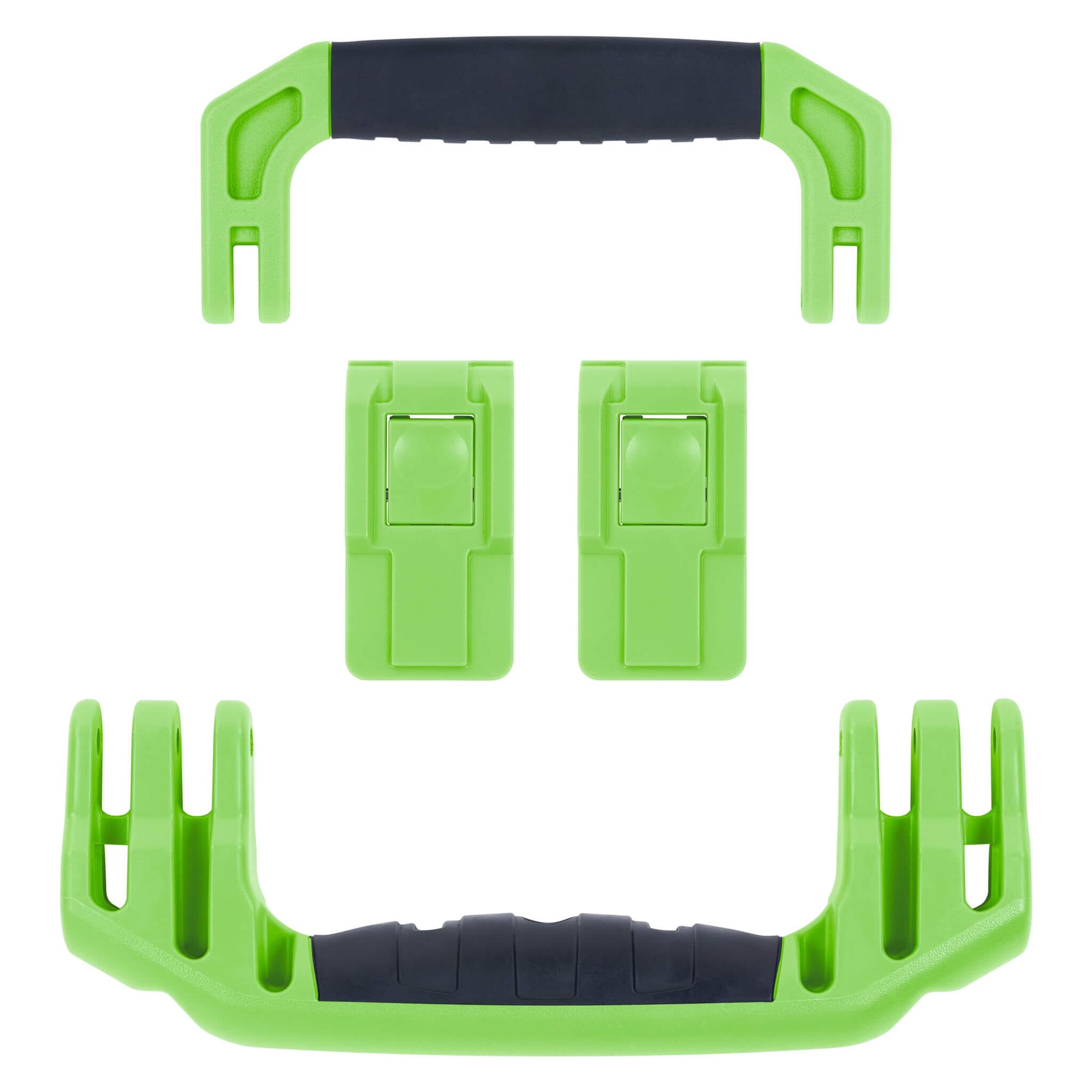 Pelican 1535 Air Replacement Handles & Latches, Lime Green (Set of 2 Handles, 2 Latches) ColorCase 