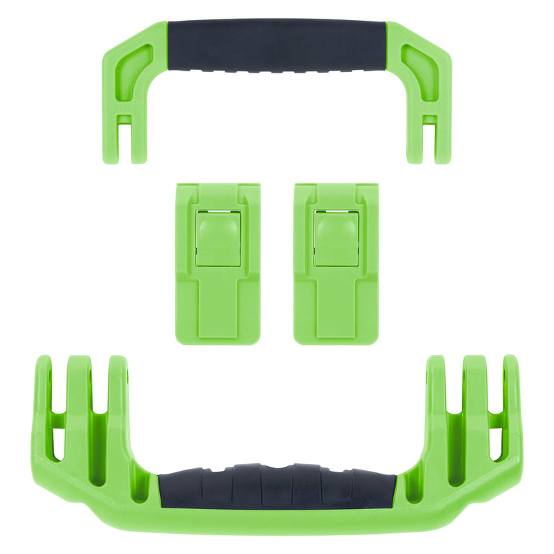 Pelican 1535 Air Replacement Handles & Latches, Lime Green (Set of 2 Handles, 2 Latches) ColorCase 