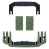 Pelican 1535 Air Replacement Handles & Latches, OD Green (1 OD Green Handle, 1 Black Handle, 2 Latches) ColorCase