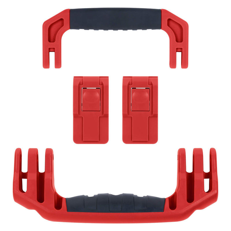 Pelican 1535 Air Replacement Handles & Latches, Red (Set of 2 Handles, 2 Latches) ColorCase 