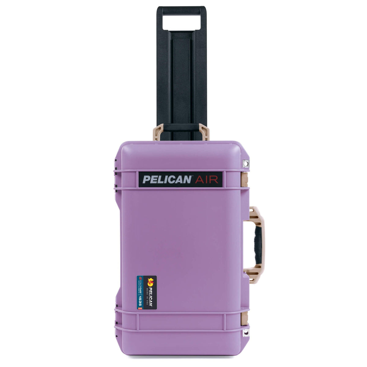 Pelican 1535 Air Case, Lilac with Desert Tan Handles &amp; Latches ColorCase 