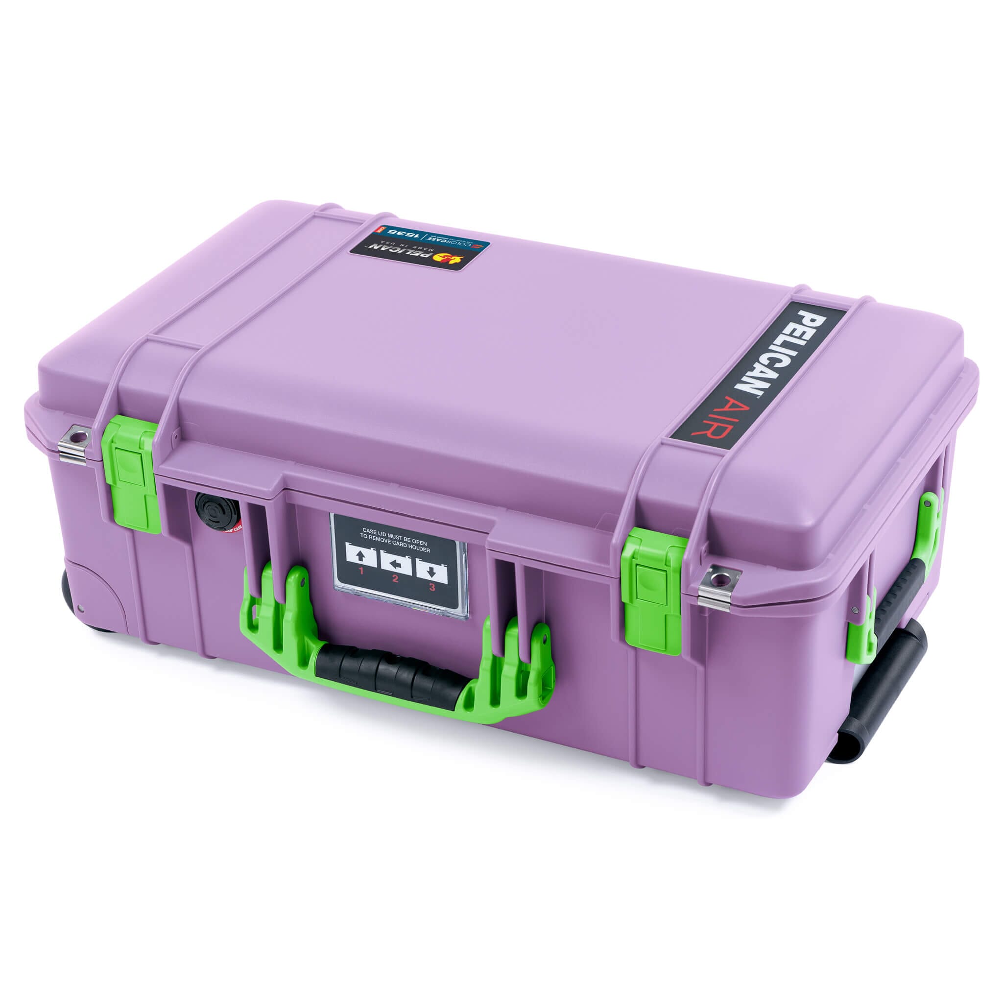 Lilac & Lime Green Pelican 1535 Air Carry-on Case - ColorCase