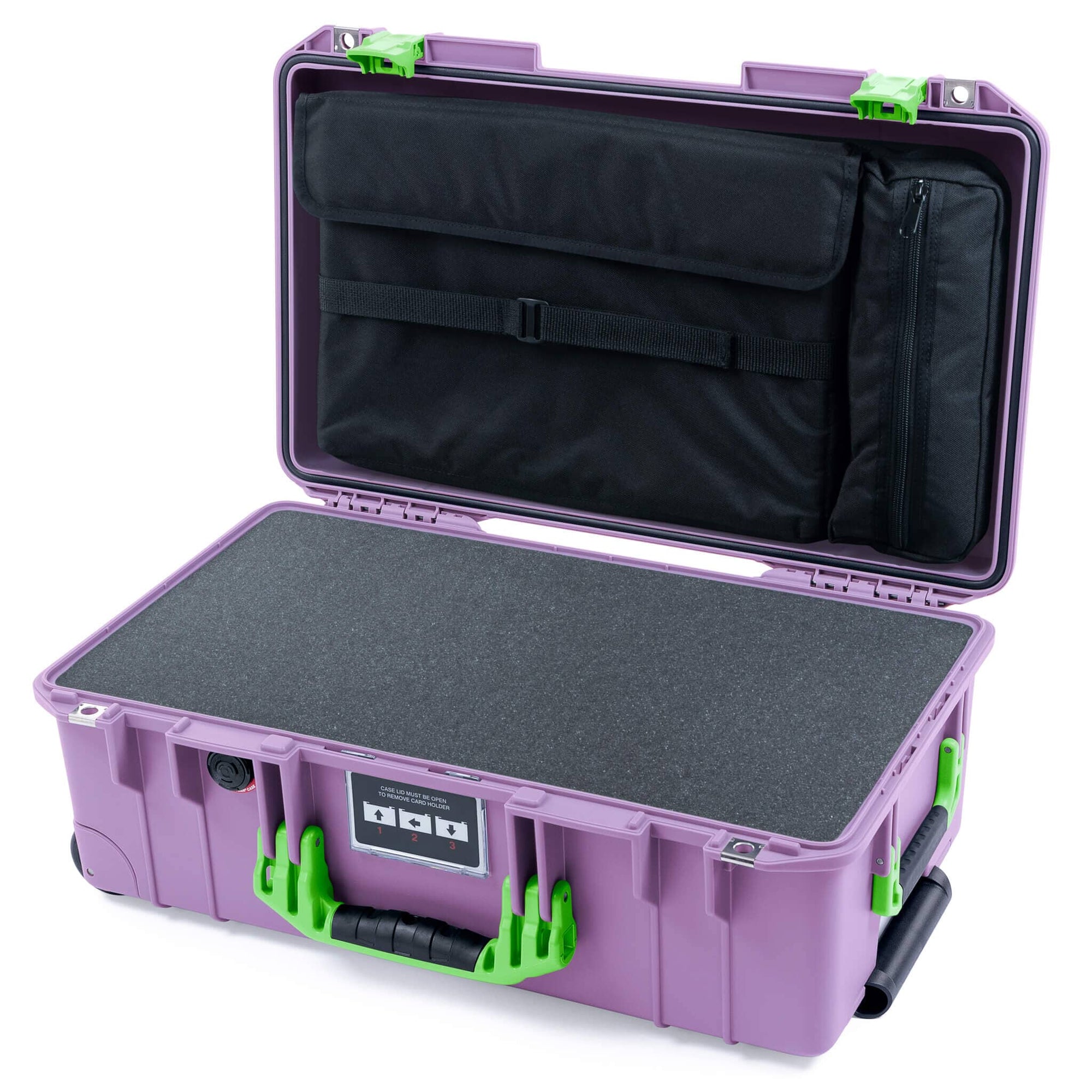 Lilac & Lime Green Pelican 1535 Air Carry-on Case