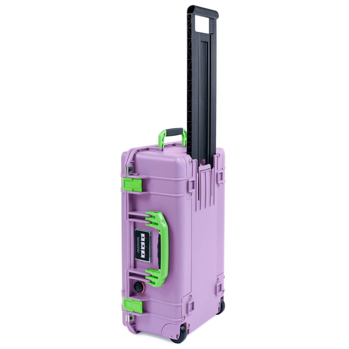 Pelican 1535 Air Case, Lilac with Lime Green Handles &amp; Latches ColorCase 