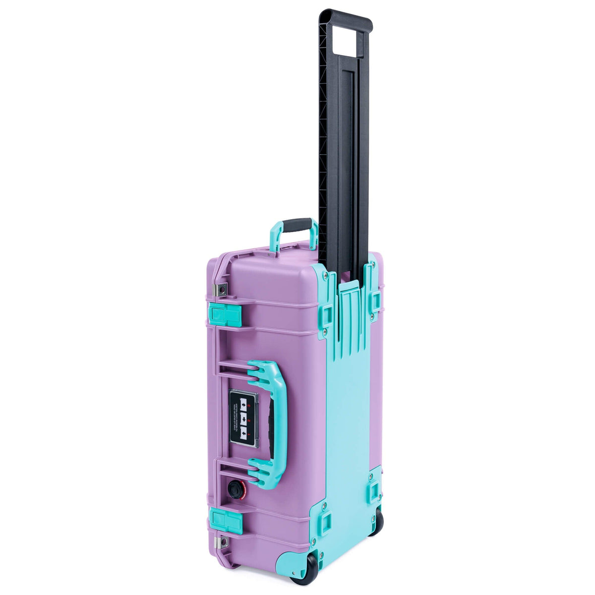 Pelican 1535 Air Case, Lilac with Teal Handles, Latches &amp; Trolley ColorCase 
