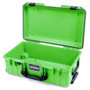Pelican 1535 Air Case, Lime Green with Black Handles & Push-Button Latches None (Case Only) ColorCase 015350-0000-300-111