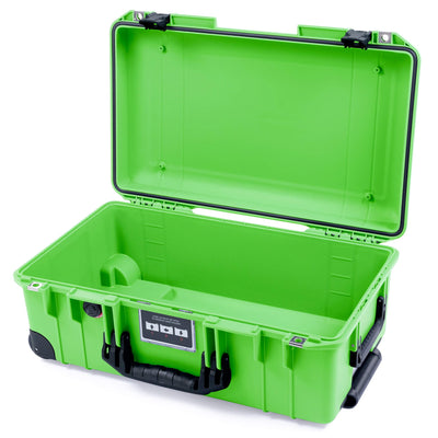 Pelican 1535 Air Case, Lime Green with Black Handles, Push-Button Latches & Trolley None (Case Only) ColorCase 015350-0000-300-111-110