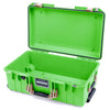 Pelican 1535 Air Case, Lime Green with Desert Tan Handles & Latches None (Case Only) ColorCase 015350-0000-300-311
