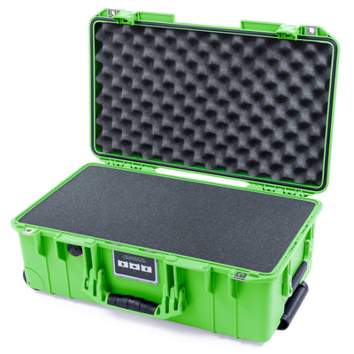 Pelican 1535 Air Case, Lime Green Pick & Pluck Foam with Convoluted Lid Foam ColorCase 015350-0001-300-301