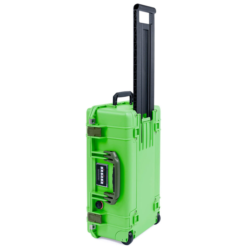 Pelican 1535 Air Case, Lime Green with OD Green Handles & Latches ColorCase 