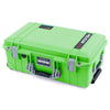 Pelican 1535 Air Case, Lime Green with Silver Handles & Push-Button Latches ColorCase