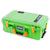 Pelican 1535 Air Case, Lime Green with Yellow Handles & Push-Button Latches ColorCase 