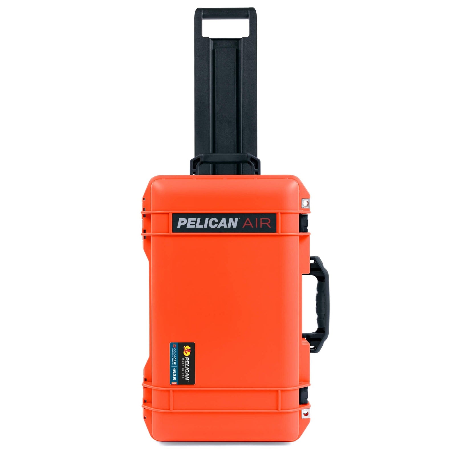 Pelican 1535 Air Case, Orange with Black Handles & Latches ColorCase 