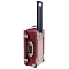 Pelican 1535 Air Case, Oxblood with Desert Tan Handles, Latches & Trolley ColorCase