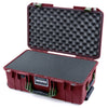 Pelican 1535 Air Case, Oxblood with OD Green Handles & Latches Pick & Pluck Foam with Convoluted Lid Foam ColorCase 015350-0001-510-131