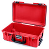 Pelican 1535 Air Case, Red with Black Handles & Push-Button Latches None (Case Only) ColorCase 015350-0000-320-111