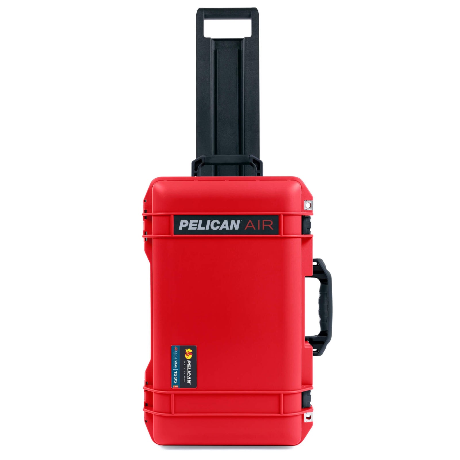 Pelican 1535 Air Case, Red with Black Handles & Push-Button Latches ColorCase 