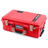 Pelican 1535 Air Case, Red with Desert Tan Handles & Latches ColorCase