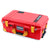 Pelican 1535 Air Case, Red with Yellow Handles, Push-Button Latches & Trolley ColorCase 