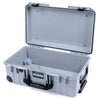 Pelican 1535 Air Case, Silver with Black Handles, TSA Locking Latches & Trolley None (Case Only) ColorCase 015350-0000-180-L10-110