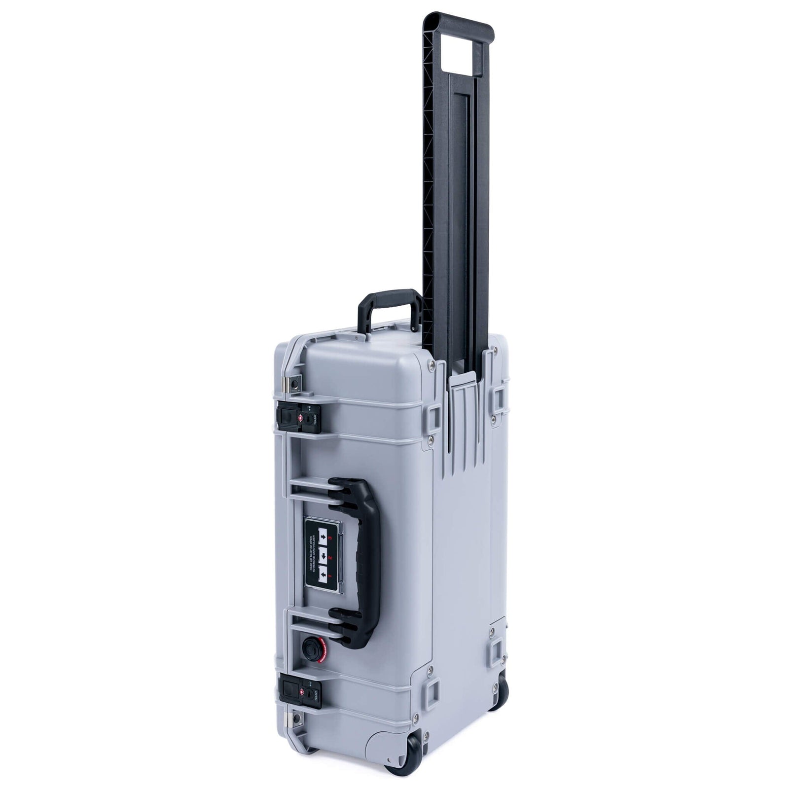 Pelican 1535 Air Case, Silver with Black Handles & TSA Locking Latches ColorCase 