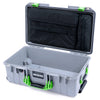 Pelican 1535 Air Case, Silver with Lime Green Handles & Latches Laptop Computer Lid Pouch Only ColorCase 015350-0200-180-301
