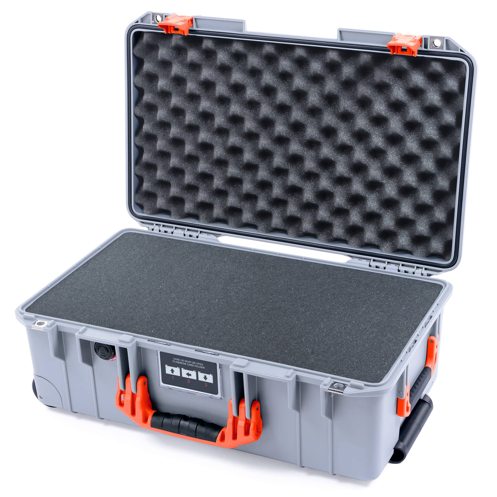 Silver & Orange Pelican 1535 Air Carry-on Case Silver & Orange Pelican 1535 Air Carry-on Case
