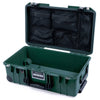 Pelican 1535 Air Case, Trekking Green with TSA Locking Latches & Keys Mesh Lid Organizer Only ColorCase 015350-0100-138-L10-110