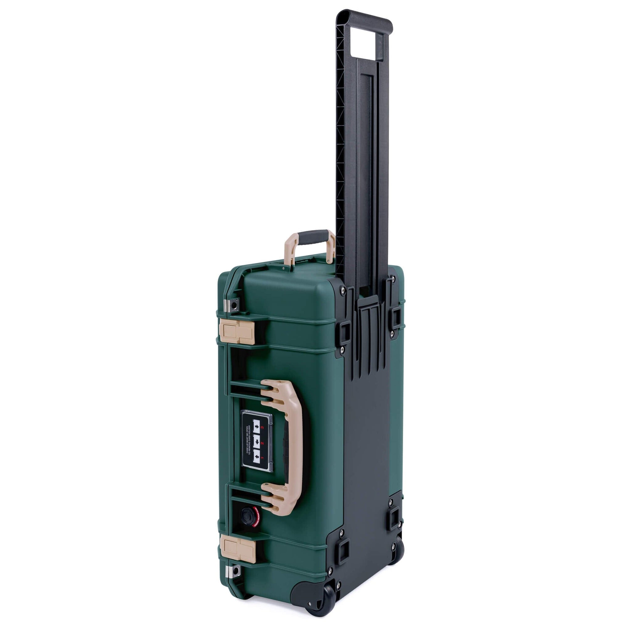 Pelican 1535 Air Case, Trekking Green with Desert Tan Handles & Latches ColorCase