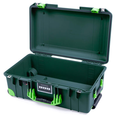 Pelican 1535 Air Case, Trekking Green with Lime Green Handles, Latches & Trolley None (Case Only) ColorCase 015350-0000-560-301-300