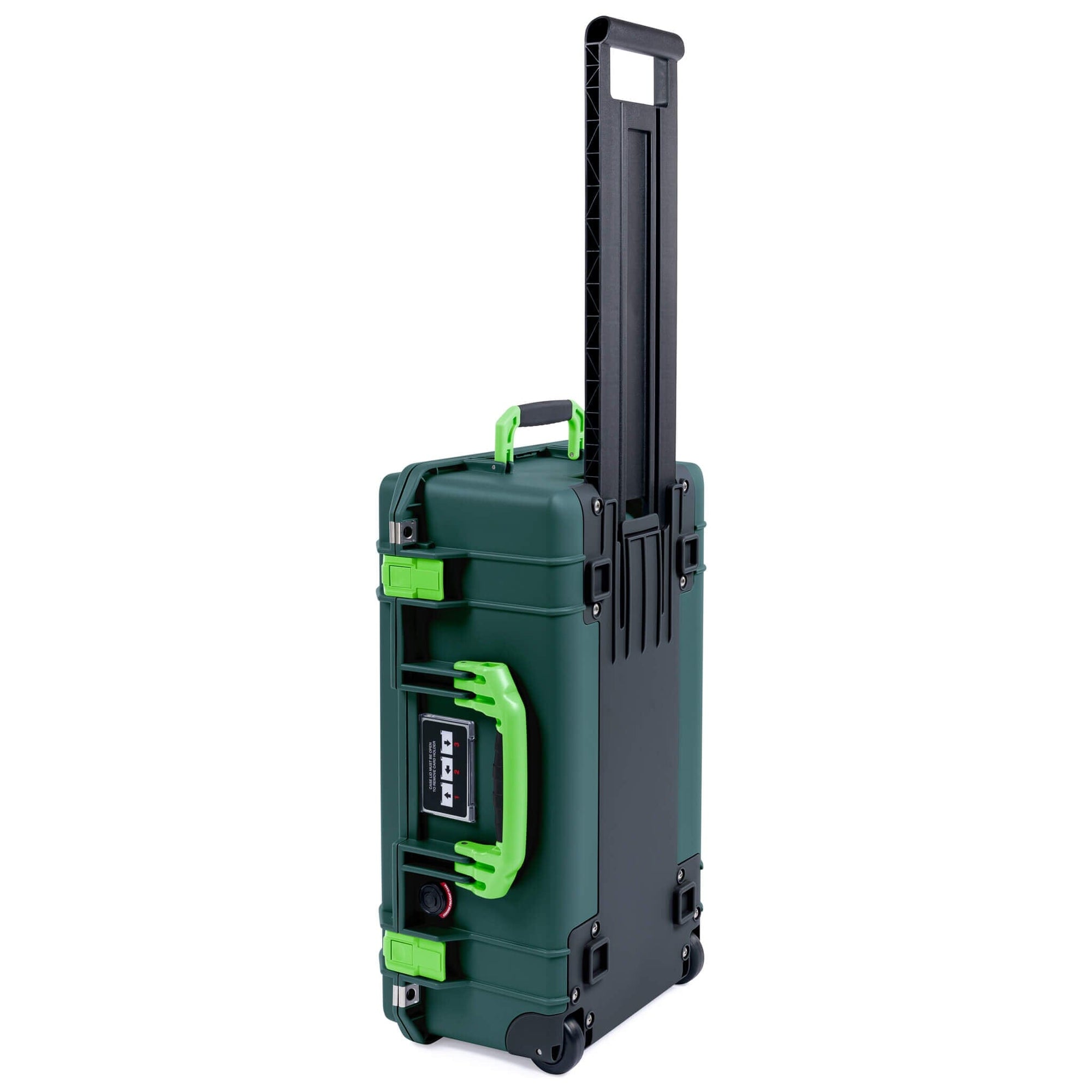 Pelican 1535 Air Case, Trekking Green with Lime Green Handles & Latches ColorCase