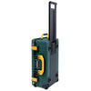 Pelican 1535 Air Case, Trekking Green with Yellow Handles & Push-Button Latches ColorCase